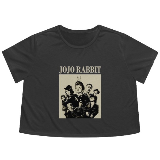Discover Jojo Rabbit Movie Flowy Cropped Tees, Jojo Rabbit Flowy Cropped Tees, Jojo Rabbit Vintage Flowy Cropped Tees