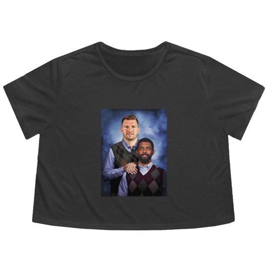 Discover Luka Doncic Kyrie Irvin Funny Flowy Cropped Tees, Luka Doncic Flowy Cropped Tees