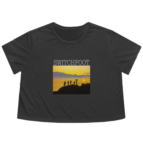 Discover Switchfoot painting Flowy Cropped Tees