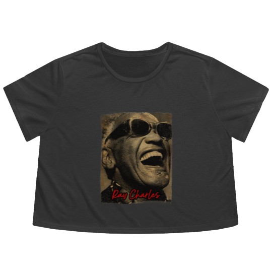Discover 80s Classic Ray Charles Flowy Cropped Tees