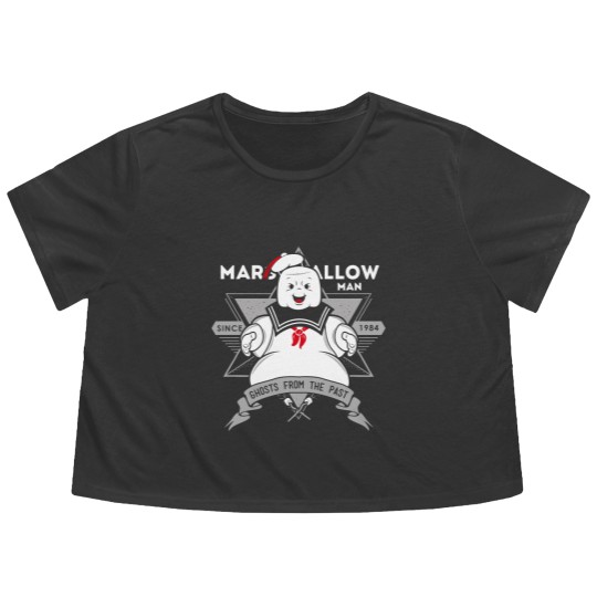 Discover Marshmallow Man Flowy Cropped Tees