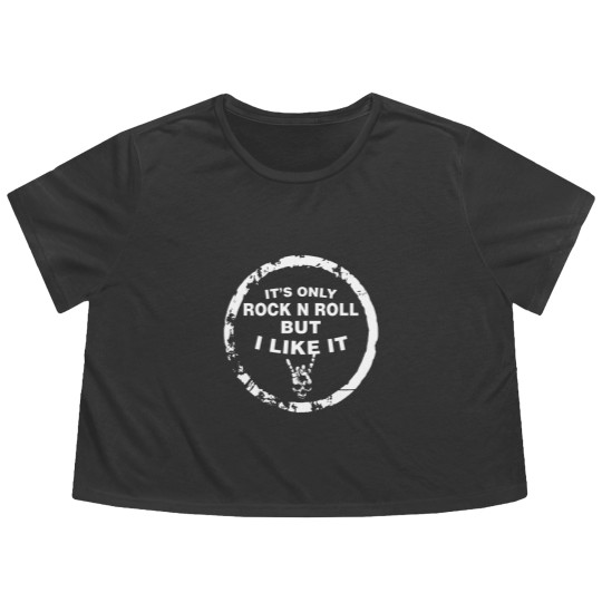 Discover IT’S ONLY ROCK N ROLL BUT I LIKE IT - Musical - Flowy Cropped Tees