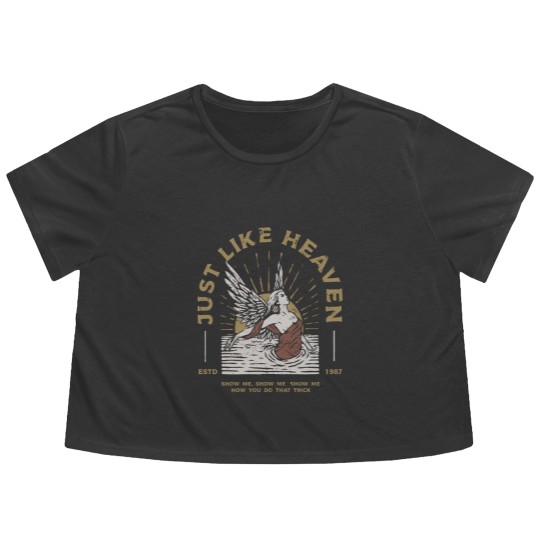 Discover The Cure Frauen, The Cure Vintage, The Cure Band Flowy Cropped Tees