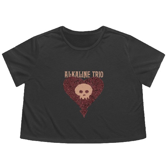 Discover alkaline trio, alkaline ,trio, alkalinetrio, alkaline trio band Flowy Cropped Tees