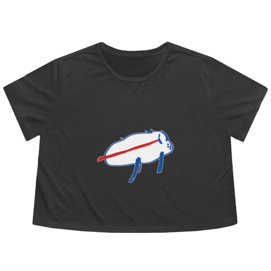 Discover Josh Allen Bills Potato Classic House Flags Flowy Cropped Tees