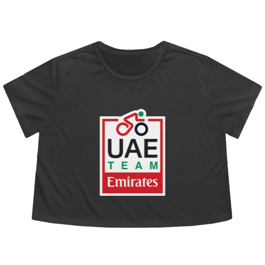 Discover UAE Team Emirates Pro Cycling Team uci world tour uae tour cycling 2023 Flowy Cropped Tees