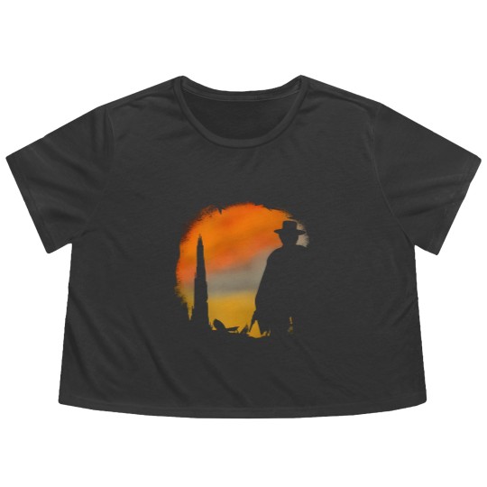 Discover Gunslinger and The Dark Tower - Dark Tower - Flowy Cropped Tees