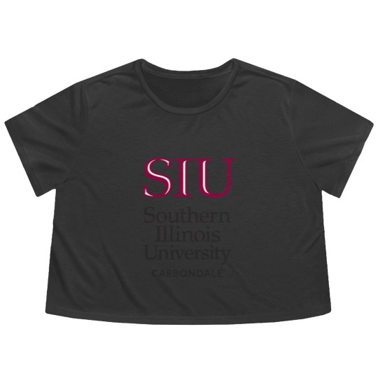 Discover Southern Illinois University Carbondale (SIU or SIUC) Flowy Cropped Tees