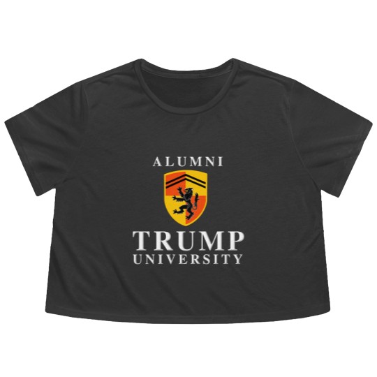 Discover Trump University Alumni Flowy Cropped Tees