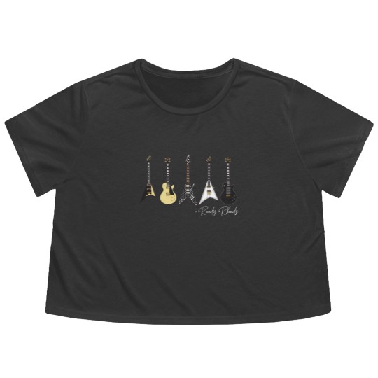 Discover Randy Rhoads, Rhoads, Randy Flowy Cropped Tees