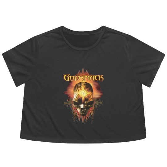Discover godsmack band rock godsmackgodsmackgodsmackgodsmack godsmack Flowy Cropped Tees