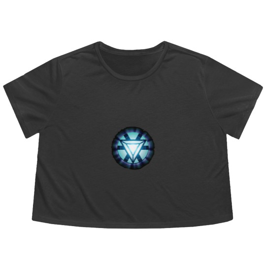 Discover Tony Stark Arc Reactor Flowy Cropped Tees