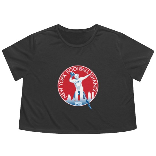 Discover NY Giants old school logo Flowy Cropped Tees