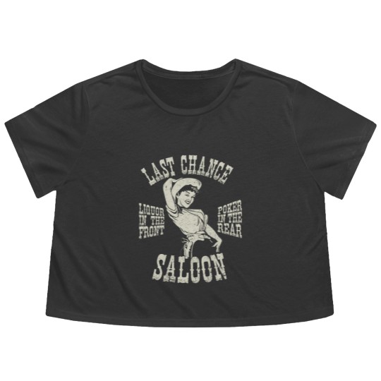 Discover Last Chance Saloon Flowy Cropped Tees