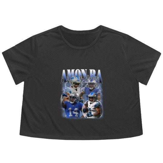 Discover Vintage Amon Ra St Brown Flowy Cropped Tees