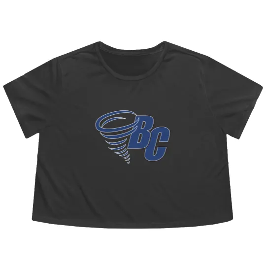 Discover Brevard College TORNADOS Flowy Cropped Tees