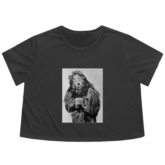 Discover Wizard of Oz Cowardly Lion Flowy Cropped Tees