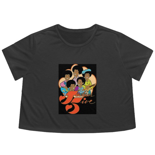 Discover Vintage Jackson 5 70s Cartoon Retro Vintage Style Distressed Flowy Cropped Tees