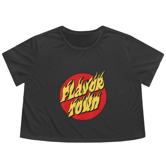 Discover welcome to flavortown mayor of flavor town funny meme Flowy Cropped Tees