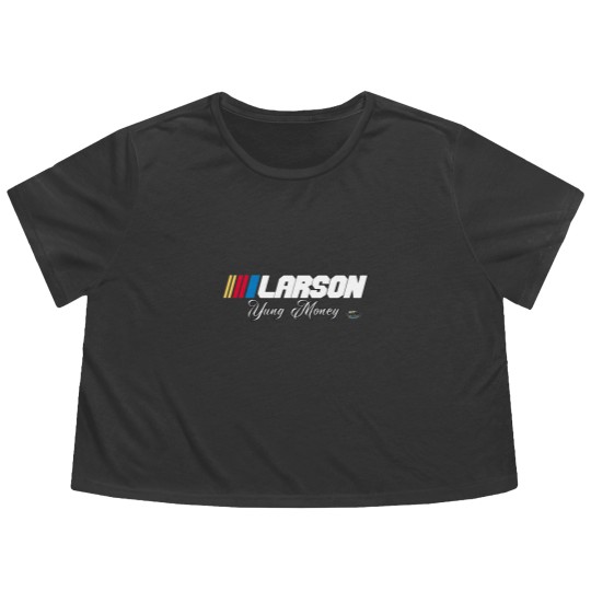 Discover Kyle Larson Yung Money v2 Flowy Cropped Tees