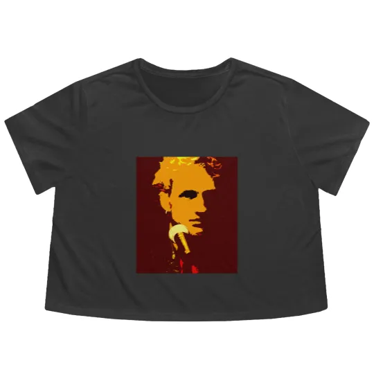 Discover layne staley Flowy Cropped Tees