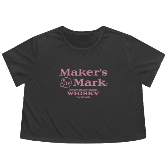 Discover Makers Mark Bourbon Pink Flowy Cropped Tees