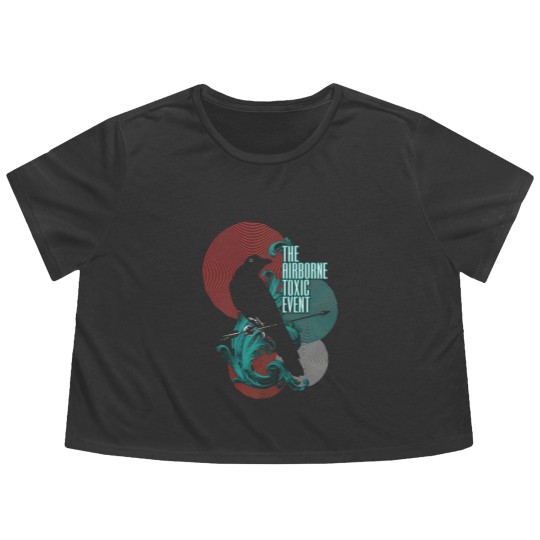 Discover The Airborne Toxic Event Logo Funny Comfortable Flowy Cropped Tees