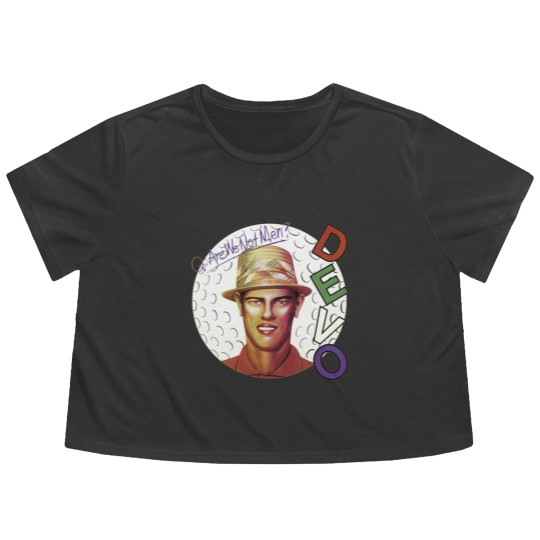 Discover Devo - Q Are We Not Men A We Are Devo Flowy Cropped Tees