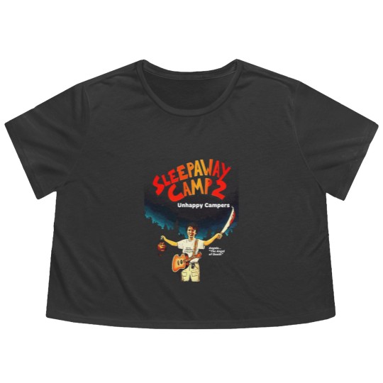 Discover Sleepaway Camp II Unhappy Campers Flowy Cropped Tees