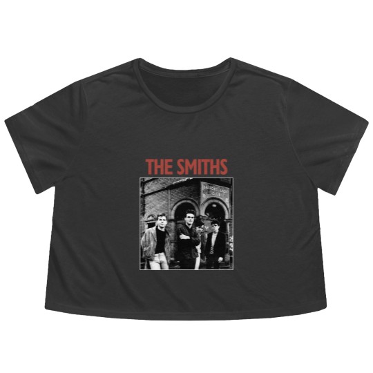 Discover The Smiths Flowy Cropped Tees, The Smiths Vintage Flowy Cropped Tees, The Smiths 80S Tour Flowy Cropped Tees, The Smiths Rock Band Flowy Cropped Tees