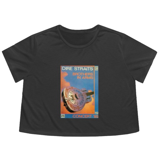 Discover Dire Straits In Concert Flowy Cropped Tees