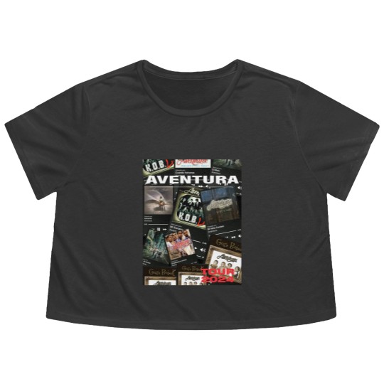Discover 2024 Aventura Tour Cerrando Ciclos Concierto, Aventura Flowy Cropped Tees