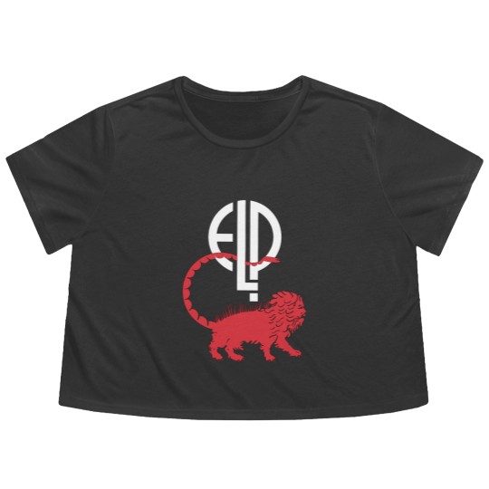 Discover ELP Manticore Logo Flowy Cropped Tees