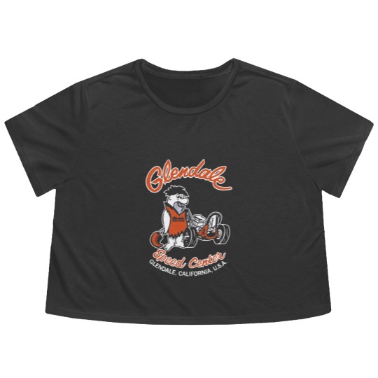 Discover Glendale Speed Center Flowy Cropped Tees
