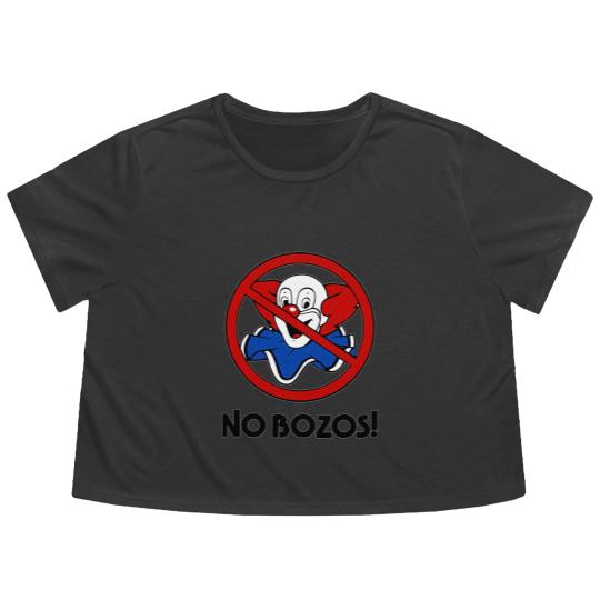 Discover NO BOZOS Flowy Cropped Tees