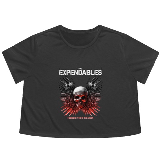 Discover The Expendables Movie Flowy Cropped Tees