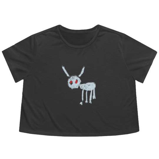 Discover Drake For All The Dogs Flowy Cropped Tees