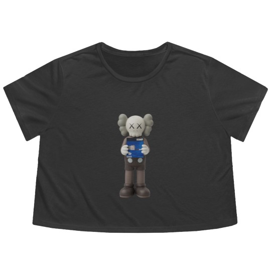 Discover kaws peanut, kaws uniqlos, kaws stuff, kaws friends, kaws summer collection 2024, peanut kaws, kaws vintages, peanut kaws, kaws jaws, kaws blue, kaws pink Flowy Cropped Tees