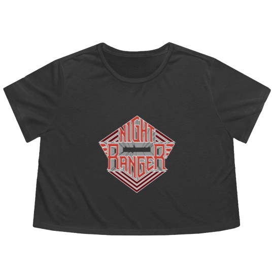 Discover Night Ranger Flowy Cropped Tees
