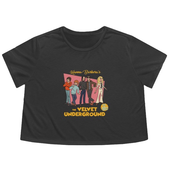 Discover The Velvet Underground And Nico Punk Rock Barberas The Velvet Underground And Nico Punk Rock Flowy Cropped Tees