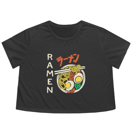 Discover Ramen - Ramen - Flowy Cropped Tees