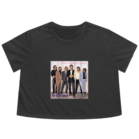 Discover Huey Lewis And The News Hip To Be Square Flowy Cropped Tees