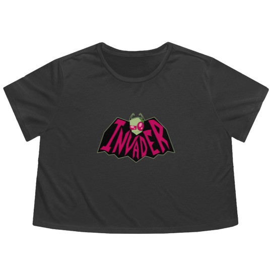 Discover INVADER - Invader Zim - Flowy Cropped Tees