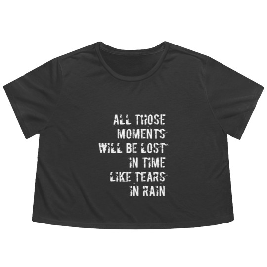 Discover Tears in Rain Classic - Tears in Rain Classic Flowy Cropped Tees
