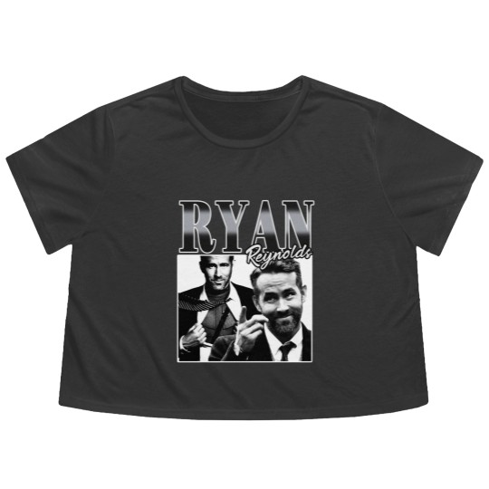 Discover Ryan Reynolds Movie Actor Flowy Cropped Tees Vintage, Ryan Reynolds Flowy Cropped Tees, Ryan Reynolds Flowy Cropped Tees
