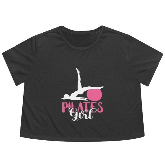 Discover Pilates Fitness Instructor Pilates Girl Pilates Workout Flowy Cropped Tees
