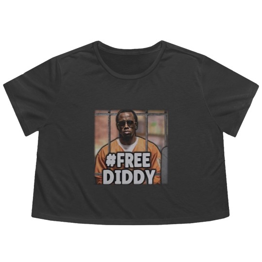 Discover Free Diddy Flowy Cropped Tees #freediddy Flowy Cropped Tees P Diddy Rapper Flowy Cropped Tees