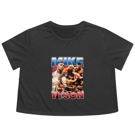 Discover Mike Tyson Boxing Flowy Cropped Tees Cotton Flowy Cropped Tees For Men All Size S To 5XL