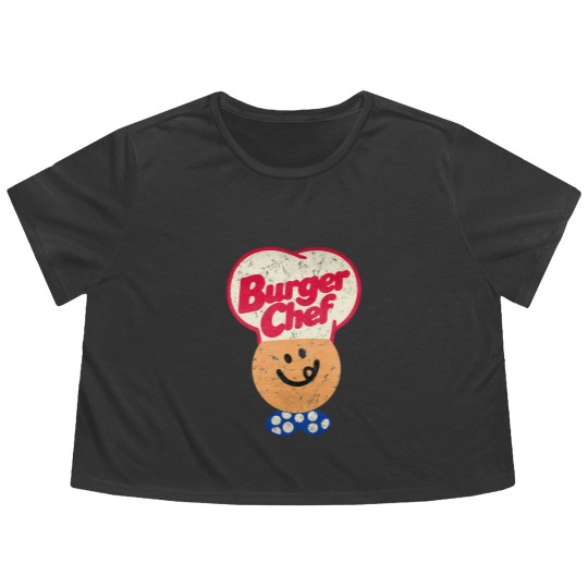 Discover Burger Chef Burger Chef Burger Chef Flowy Cropped Tees