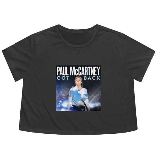 Discover P mccartney Flowy Cropped Tees